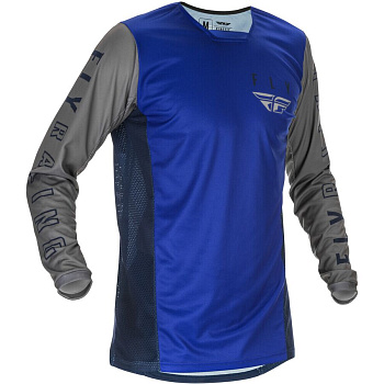 Fly Racing Kinetic K121 2021 джерси, сине-фиолетово-серый