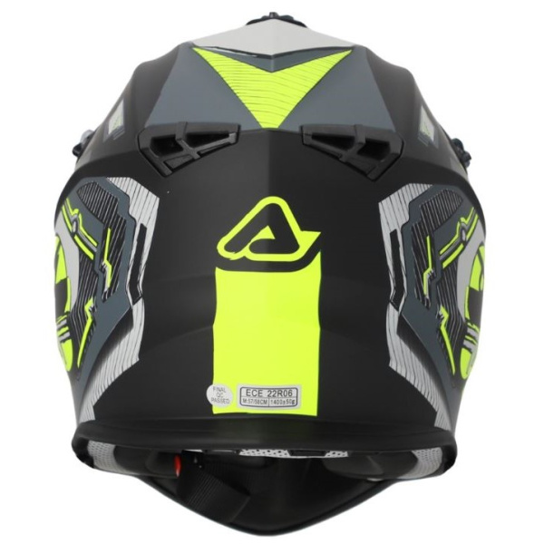 Acerbis Linear 22-06 Black/Fluo-Yellow шлем внедорожный