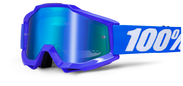 100% Accuri Reflex Blue Mirror Blue Lens мотоочки