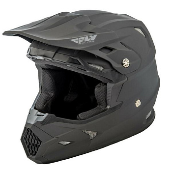 Fly Racing Toxin Solid 2021 шлем кроссовый, черный Fly Racing Toxin Solid 2021 шлем кроссовый, черный