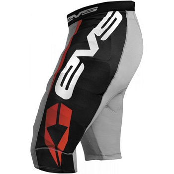 EVS Ergo-Flex Impact мотошорты защитные, черно-красный