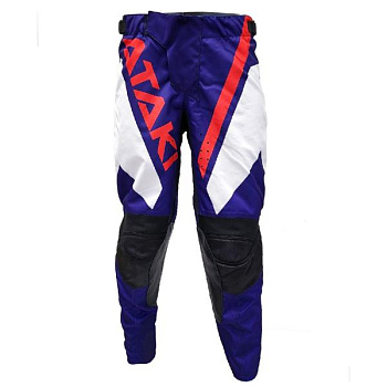 Ataki Impact мотоштаны, сине-красно-белый