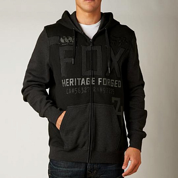 Fox Blockade Zip Fleece толстовка, черный