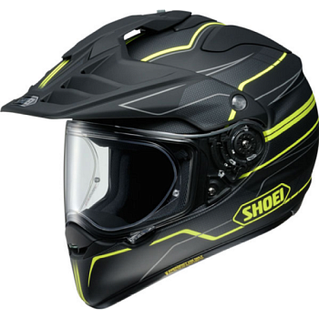 Shoei Hornet ADV NAVIGATE TC-3 PinLock шлем эндуро, черно-желтый матовый