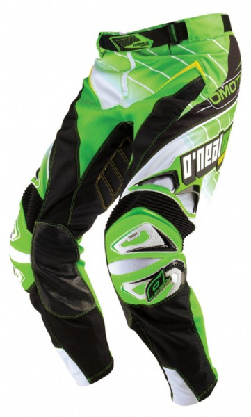 O'Neal Hardwear Gear мотоштаны кросс, черно-зеленый