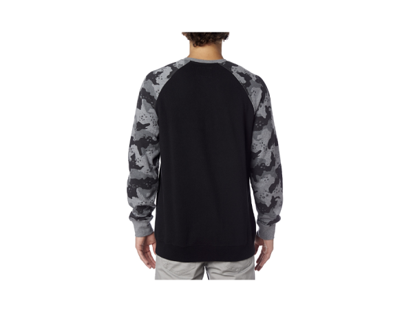 Fox Seize Crew Fleece толстовка, черный-камуфляж