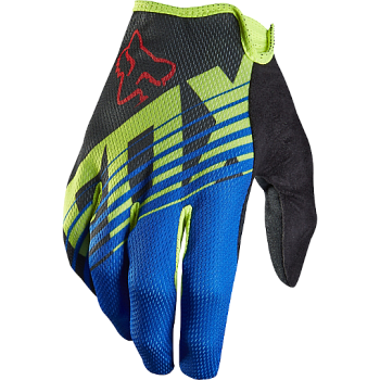 Fox Racing Demo Savant велоперчатки, черно-желто-синий