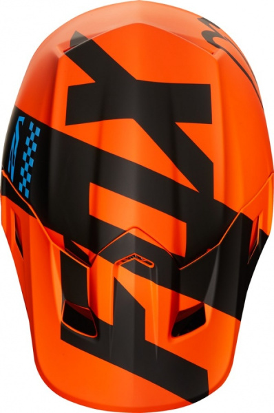 Fox Racing V2 Mastar 2018 шлем кроссовый, оранжевый