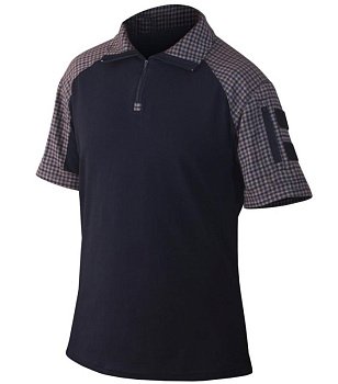 Phoenix Scout рубашка с коротким рукавом в мелкую клетку, коричневый