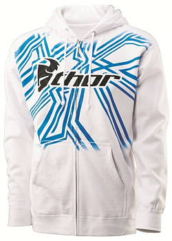 Thor Mazed Zip-Up Fleece толстовка, бело-бирюзовый