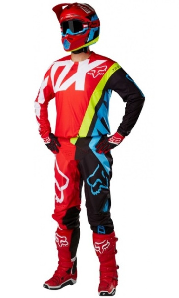 Fox Racing 360 Creo 2017 комплект, черно-красный