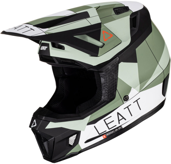 Leatt Kit Moto 7.5 V23 Cactus шлем кроссовый + Velocity 4.5 мотоочки