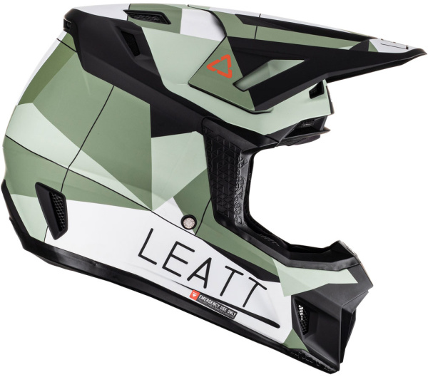 Leatt Kit Moto 7.5 V23 Cactus шлем кроссовый + Velocity 4.5 мотоочки