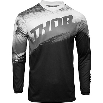 Thor Sector Vapor Black White джерси