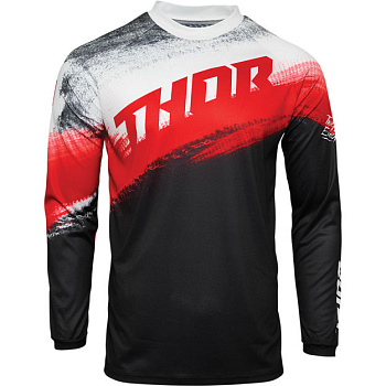 Thor Sector Vapor Red Black джерси