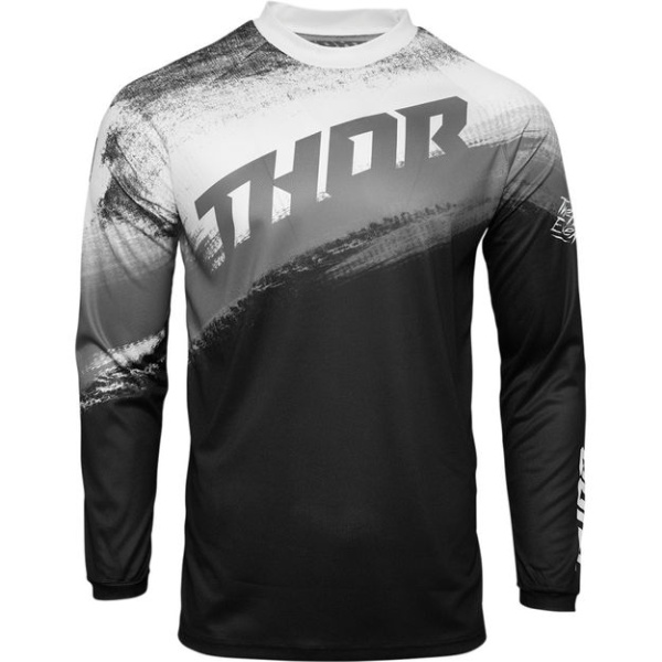 Thor Sector Vapor Black White джерси