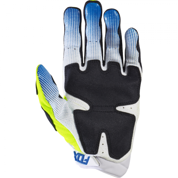 Fox Pawtector 2017 мотоперчатки, желто-белый Fox Pawtector 2017 мотоперчатки, желто-белый