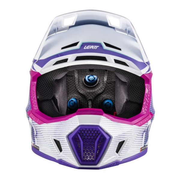 Leatt Kit Moto 7.5 V26 Purple шлем кроссовый + Velocity 4.5 мотоочки