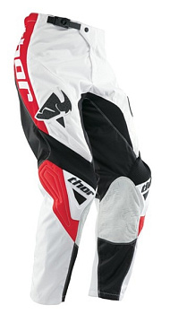 Thor Phase Streak мотоштаны, черно-красно-белый