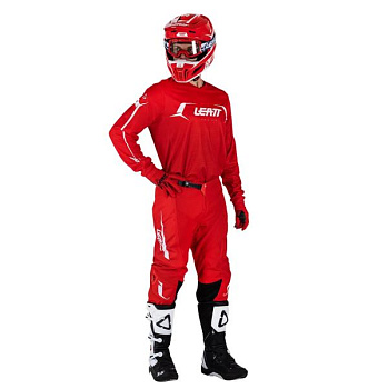 Leatt 3.5 Ride Kit 2026 Red комплект мотоштаны + джерси
