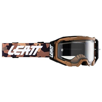 Leatt Velocity 5.5 Enduro Stone / Clear 83% мотоочки, двойная линза