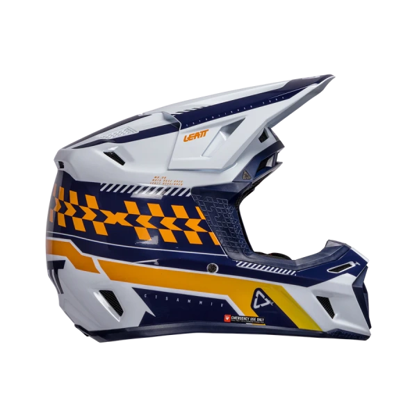 Leatt Kit Moto 8.5 V26 Orange шлем кроссовый + Velocity 5.5 мотоочки