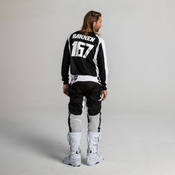 Shift Whit3 Label Race мотоштаны, черно-белый