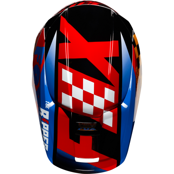 Fox Racing V1 Czar 2019 шлем кроссовый, черно-желтый Fox Racing V1 Czar 2019 шлем кроссовый, черно-желтый