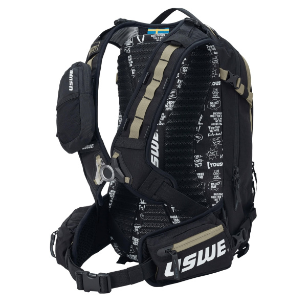 USWE Core 25L Off-Road Daypack, Black/Mud Green рюкзак