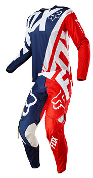 Fox Racing 360 Creo Limited Edition 2017 комплект, красно-бело-синий