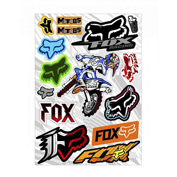 Набор наклеек А4 Fox