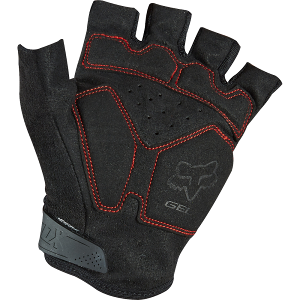 Fox Racing Reflex Gel Short велоперчатки без пальцев, черно-красный