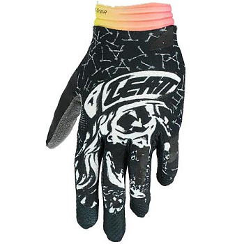 Leatt GPX 1.5 Gripr 2021 Black Bones мотоперчатки