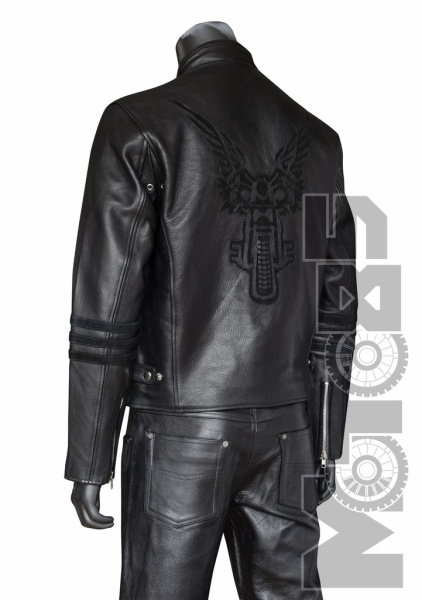 First M220 Куртка мужская кожаная пилот с принтом Мотоангел First M220 Куртка мужская кожаная пилот с принтом Мотоангел