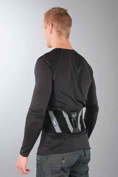 Fox Turbo Belt XL защита поясницы, черно-серый Fox Turbo Belt XL защита поясницы, черно-серый