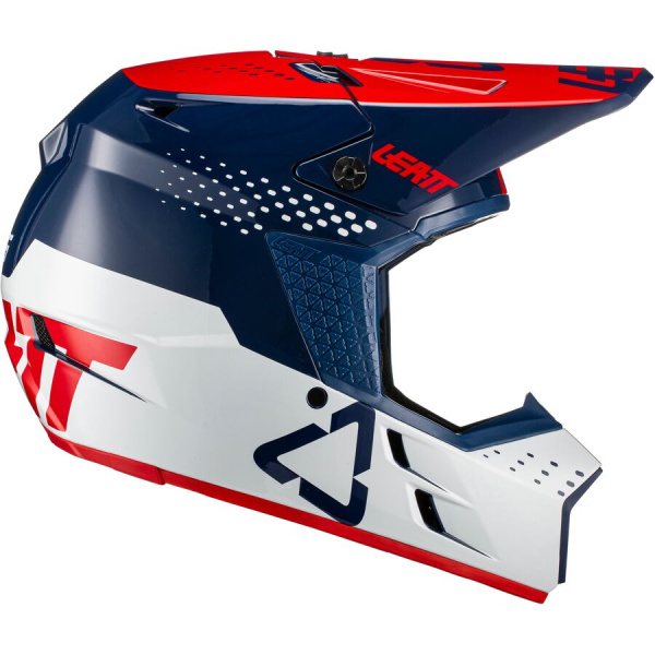 Leatt GPX 3.5 2021 Red/Blue шлем кроссовый Leatt GPX 3.5 2021 Red/Blue шлем кроссовый