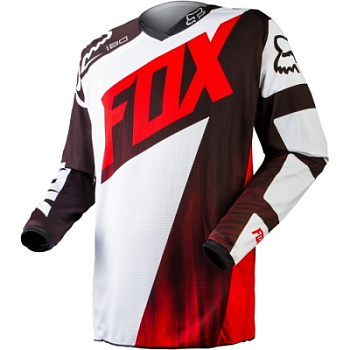 Fox Racing 180 Vandal Kids джерси детская, красно-черно-белый