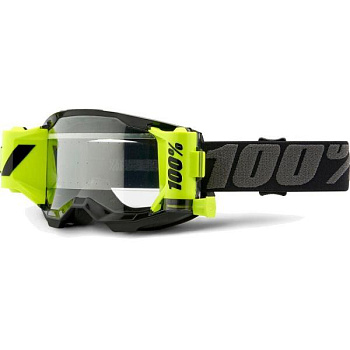 100% Strata 2 Forecast Black / Clear Lens мотоочки