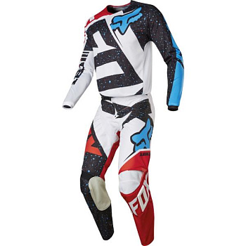Fox Racing 180 Nirv комплект, бело-черно-красный Fox Racing 180 Nirv комплект, бело-черно-красный