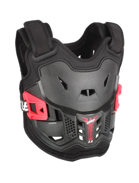 Leatt Chest Protector 2.5 Kids панцирь без плеч детский, черно-красный Leatt Chest Protector 2.5 Kids панцирь без плеч детский, черно-красный