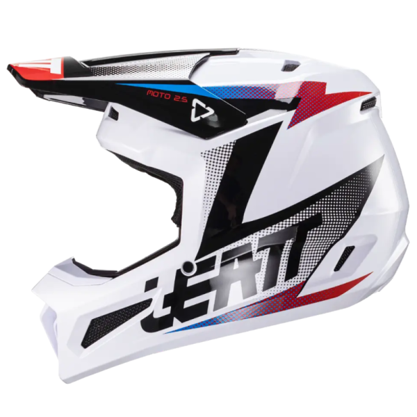 Leatt Moto 2.5 V24 Black/White шлем кроссовый