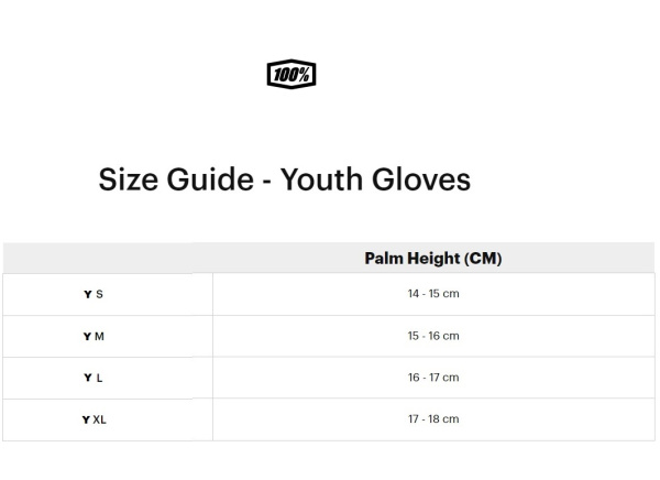 100% Airmatic мотоперчатки детские, красно-черный