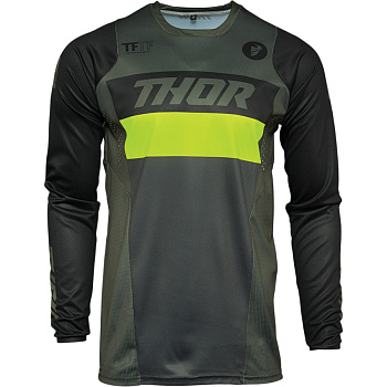 Thor Pulse 2021 Racer Army Green Acid джерси
