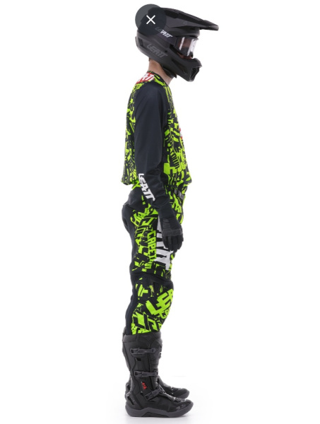 Leatt 3.5 Ride Kit 2024 Lime комплект мотоштаны + джерси