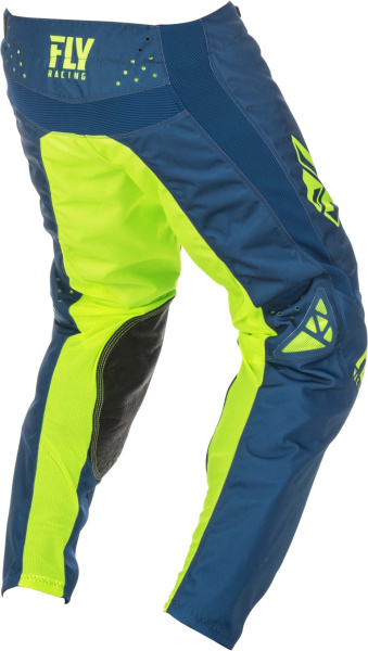 Fly Racing Kinetic Shield мотоштаны, сине-желтый Fly Racing Kinetic Shield мотоштаны, сине-желтый