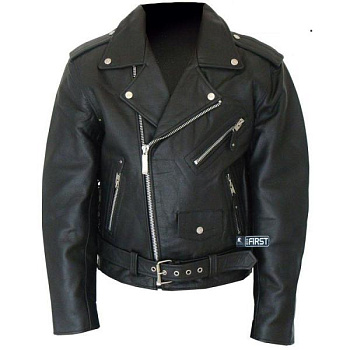 First M776RED-IND Косуха мужская кожаная с индейцем