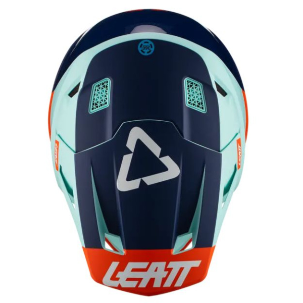Leatt Kit Moto 7.5 V21 Ice шлем кроссовый + Velocity 4.5 мотоочки