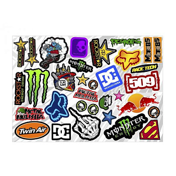 Набор наклеек А4 Logo -1