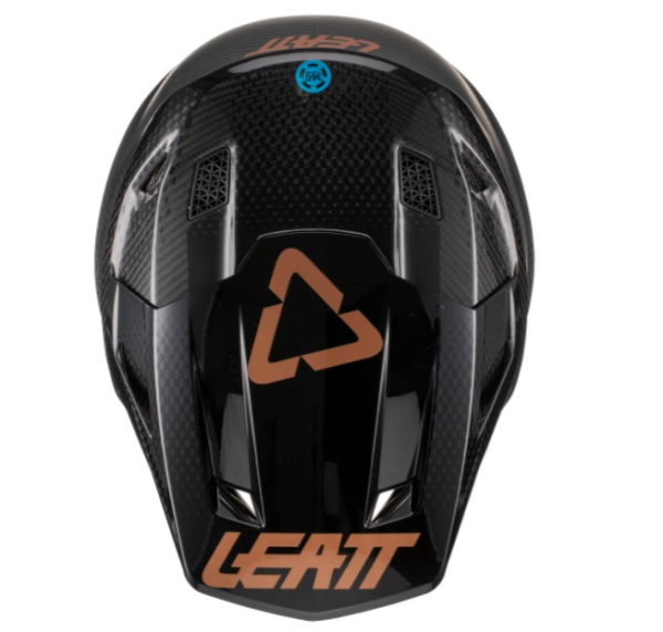 Leatt Kit Moto 9.5 Carbon V22 Black шлем кроссовый + Velocity 6.5 мотоочки