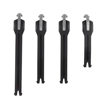 Leatt GPX 4.5/5.5 FlexLock Strap Kit Black ремешок для мотобот (4 шт.)